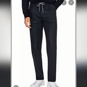 Suitsupply Ames Wool Drawstring Trousers Vitale Barberis Canonico 32x33.5"